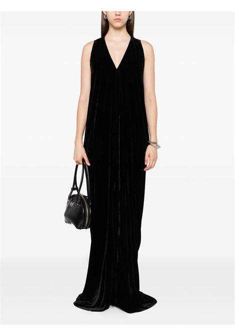 Abito da sera in velluto in nero Rick owens - donna RICK OWENS | RP02E4575V09